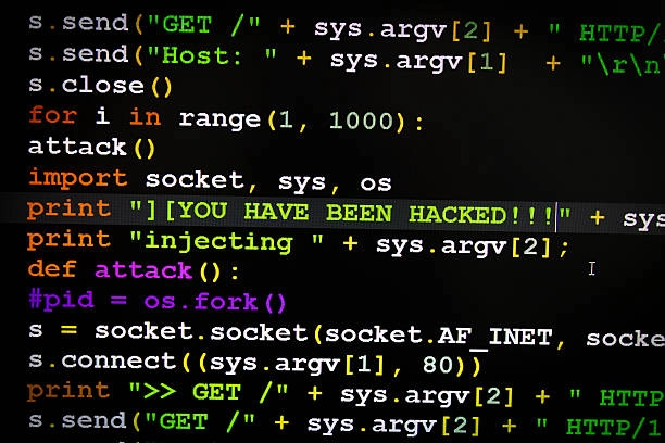 Afbeelding met computercode, ter illustratie van You Have Been Hacked